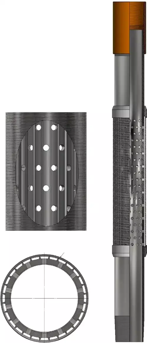 Screen Jacket on Perforated Basepipe
